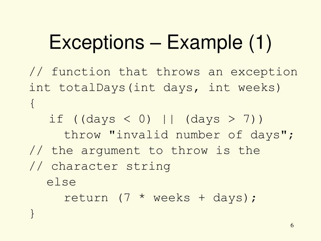 PPT Exceptions, Templates, And The Standard Template Library (STL