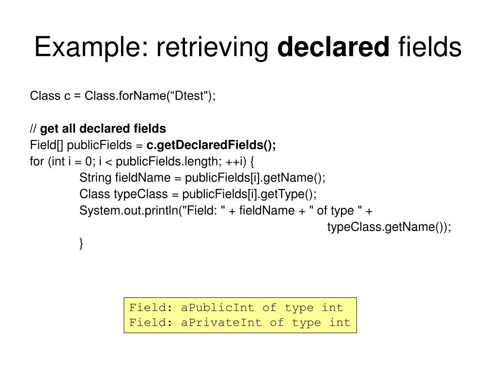 PPT Reflection in Java PowerPoint Presentation, free download ID