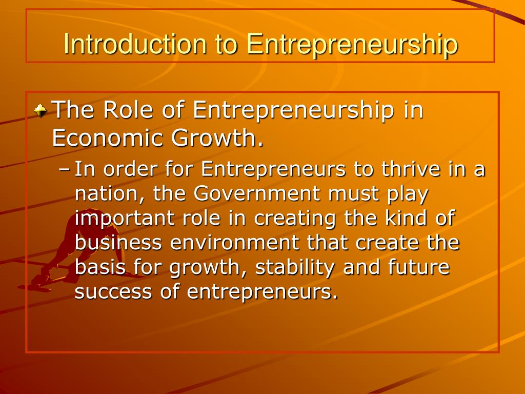 PPT Entrepreneurship Chapter 1 PowerPoint Presentation, free download