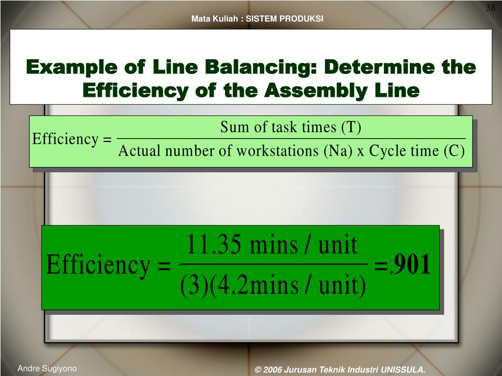 PPT Chapter 7 Assembly Line Balancing PowerPoint Presentation, free