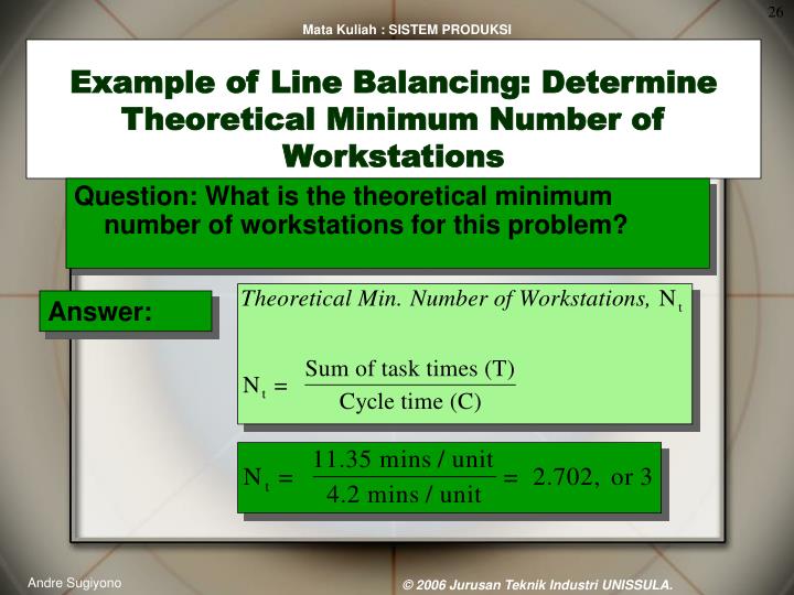 PPT Chapter 7 Assembly Line Balancing PowerPoint Presentation ID