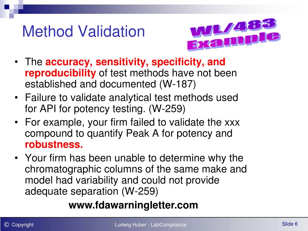 Test Method Validation