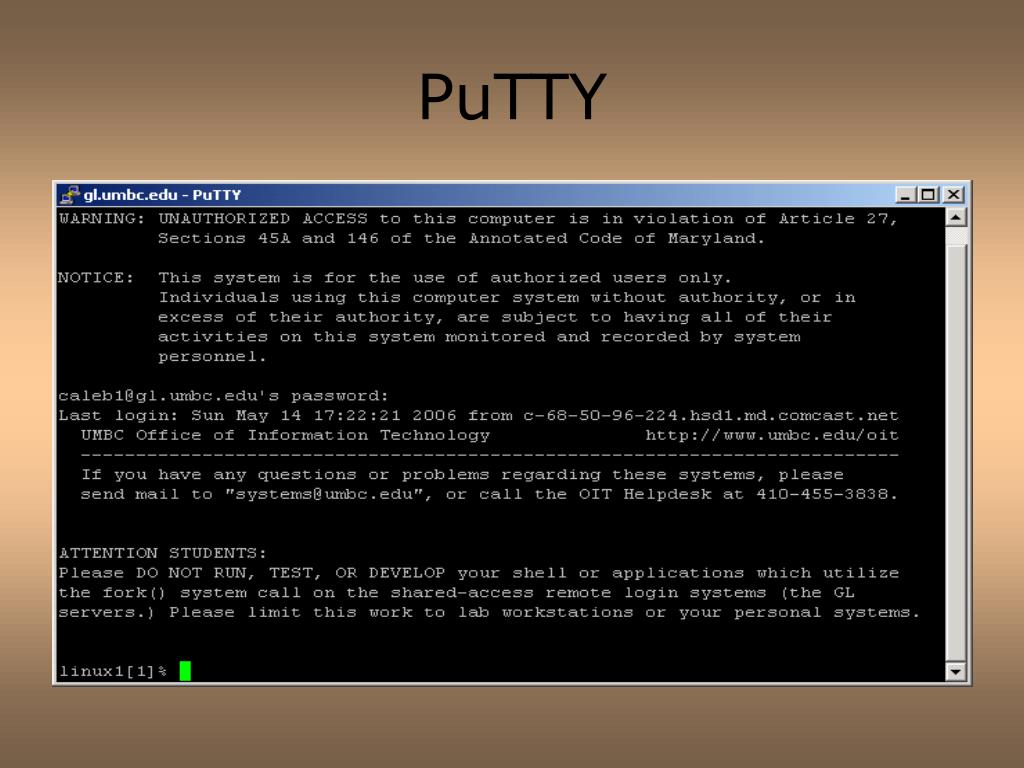 PPT How to Run PuTTY PowerPoint Presentation, free download ID5185253