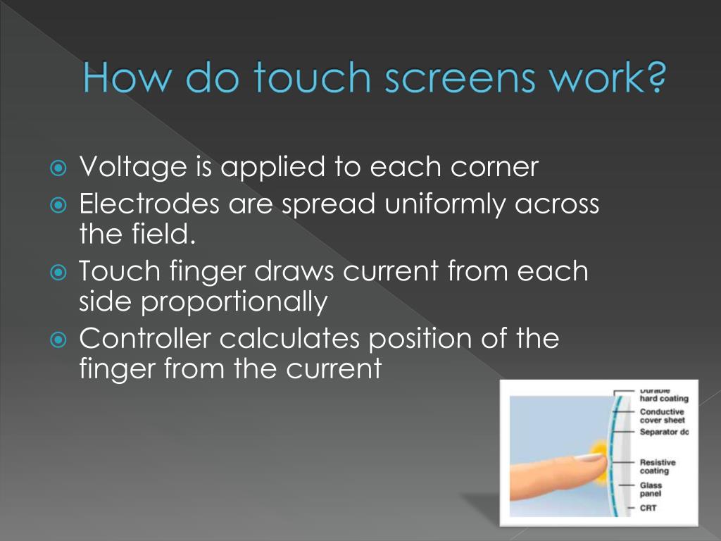 PPT Touch screens and how they work… PowerPoint Presentation, free