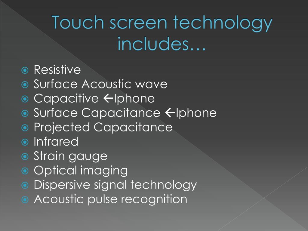 PPT Touch screens and how they work… PowerPoint Presentation, free