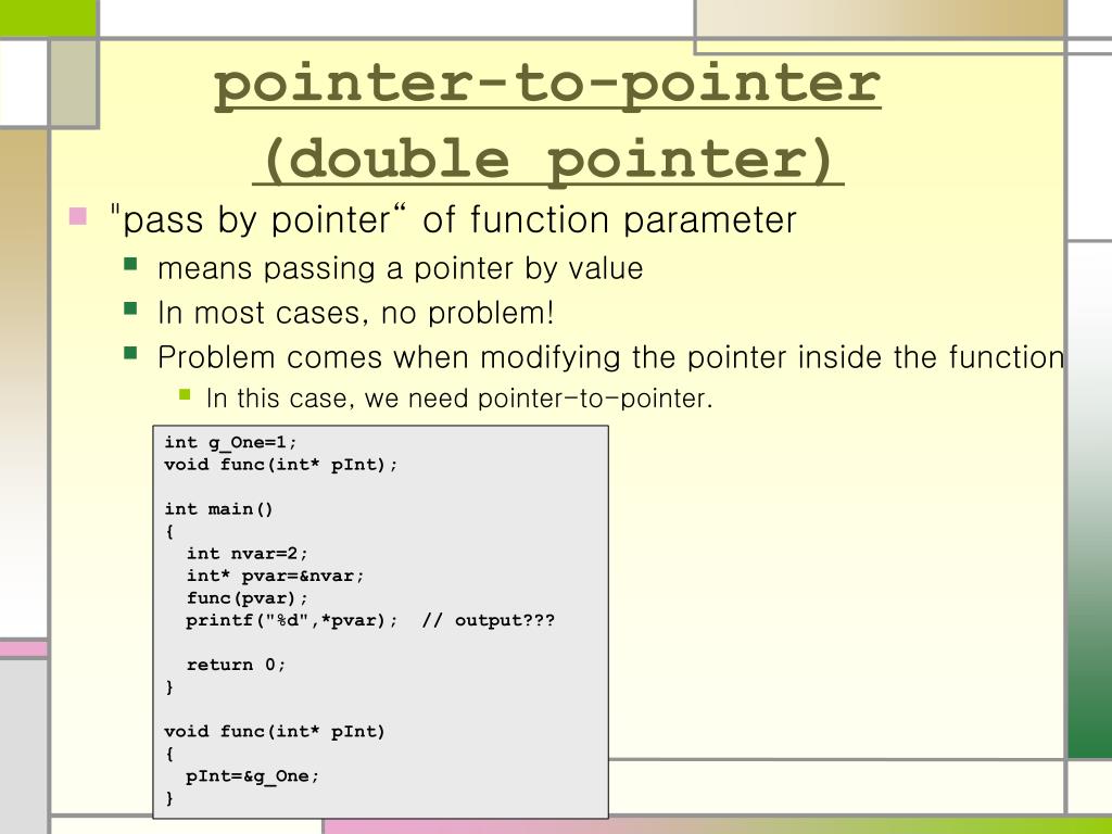 PPT pointertopointer (double pointer) PowerPoint Presentation, free
