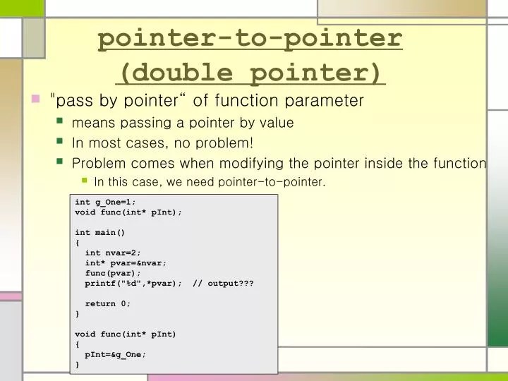 PPT pointertopointer (double pointer) PowerPoint Presentation, free