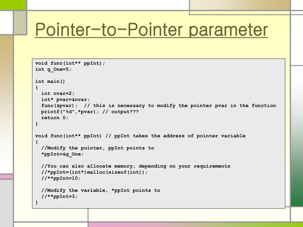 PPT pointertopointer (double pointer) PowerPoint Presentation, free