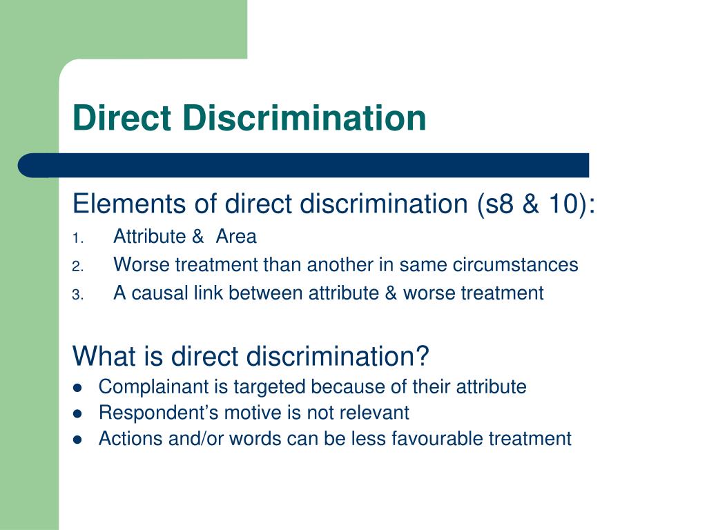 PPT Discrimination and Independent Schools in Queensland PowerPoint