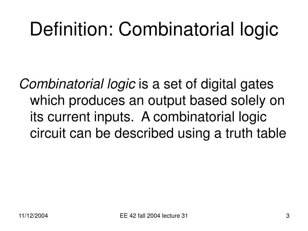PPT Lecture 31 FlipFlops, Clocks, Timing PowerPoint Presentation