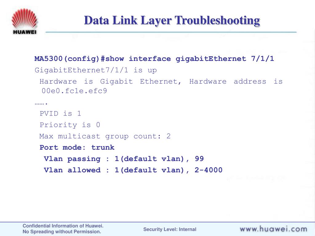PPT OBJ009302 MA5300 Broadband Access Equipment Troubleshooting