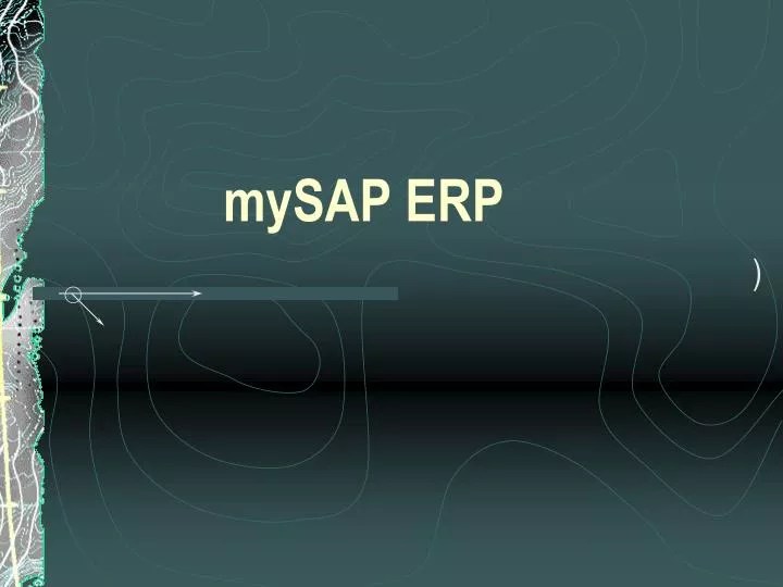 PPT mySAP ERP PowerPoint Presentation, free download ID5189624