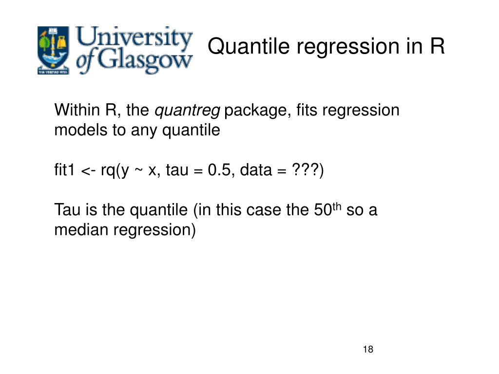 PPT Quantile regression a very brief introduction PowerPoint
