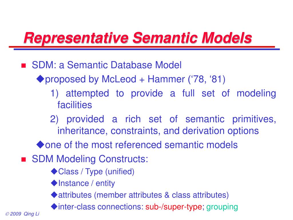 PPT Semantic Data Modeling Concepts PowerPoint Presentation, free