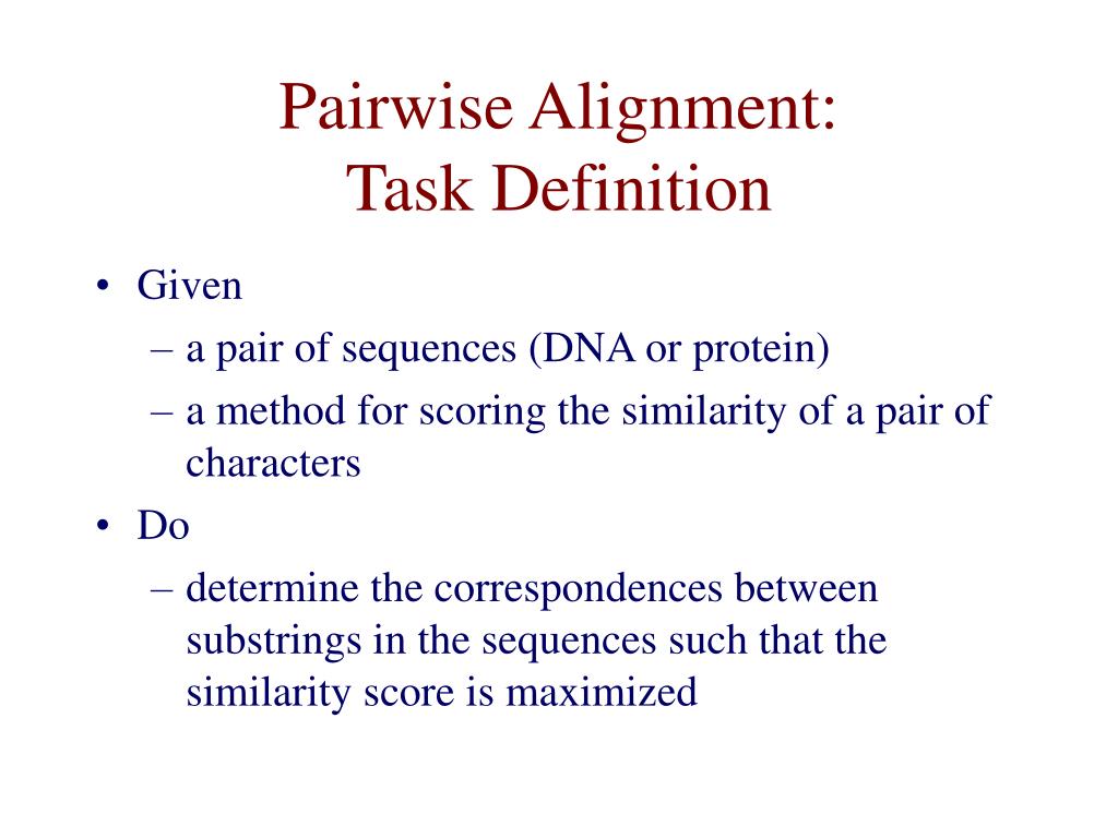 PPT Pairwise Sequence Alignment PowerPoint Presentation, free
