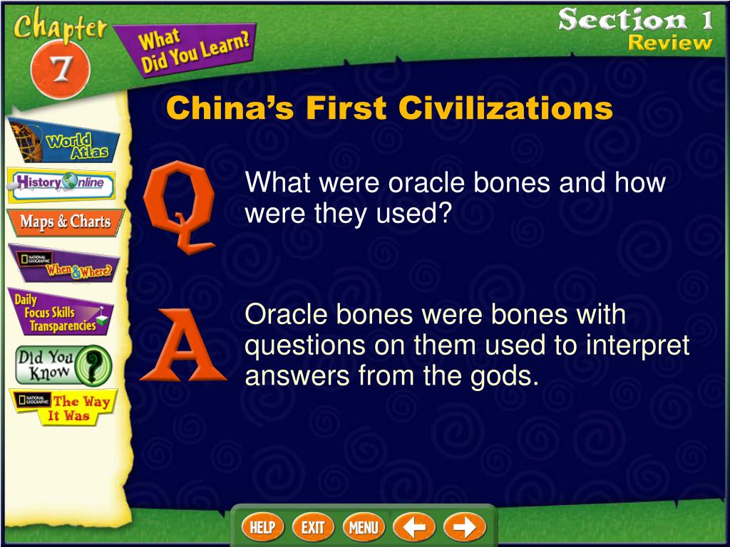 PPT Chapter Introduction Section 1 China’s First Civilizations