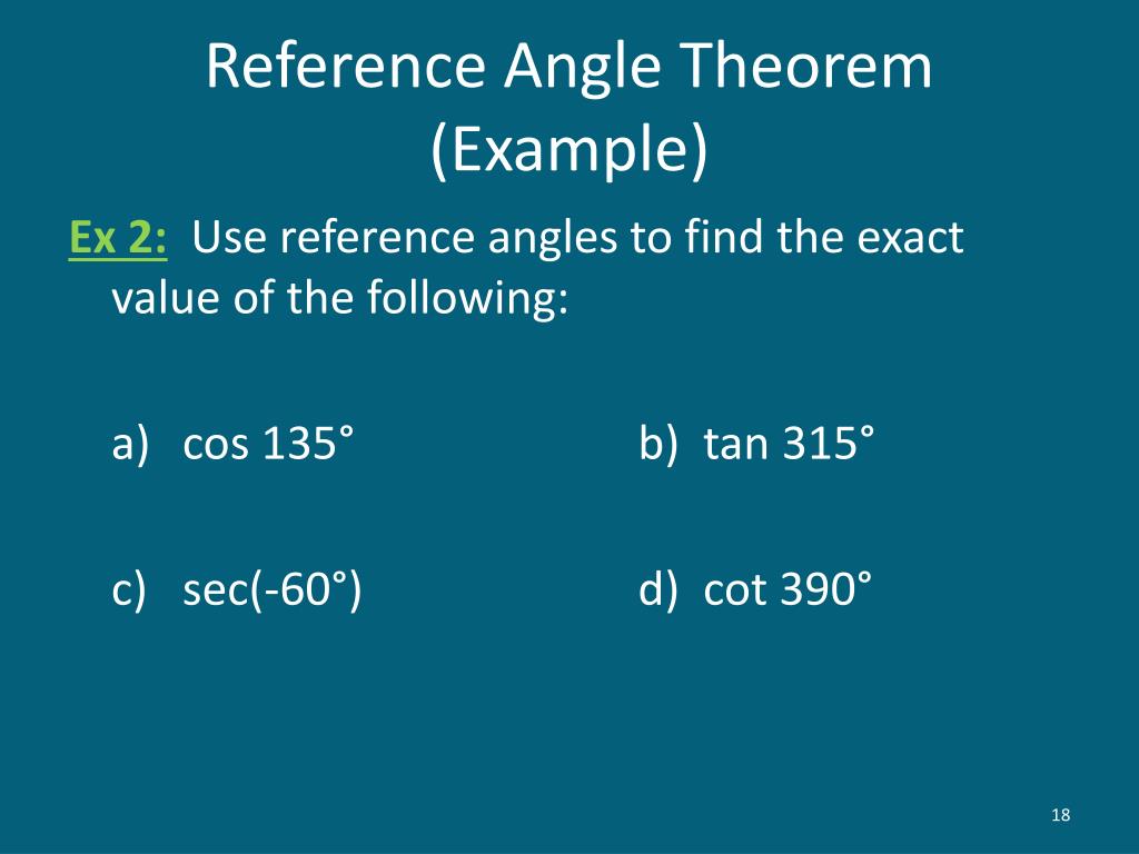 PPT Reference Angle PowerPoint Presentation, free download ID5192835