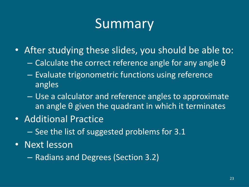 PPT Reference Angle PowerPoint Presentation, free download ID5192835