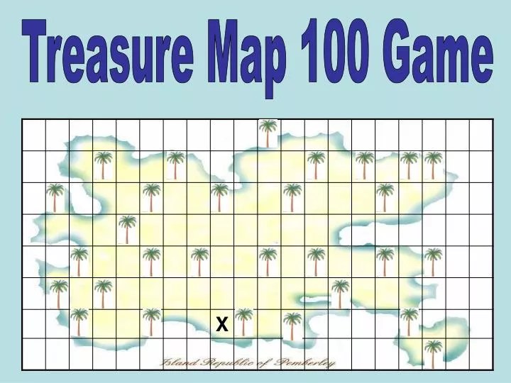 PPT - Treasure Map 100 Game PowerPoint Presentation, free download - ID