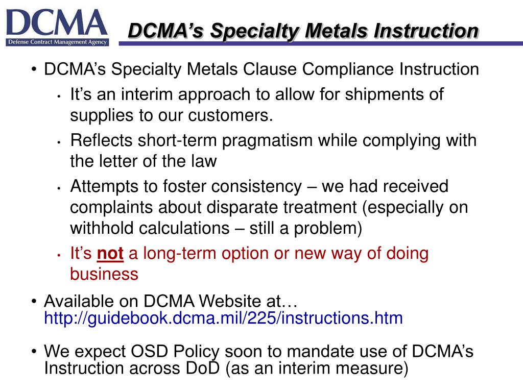 PPT Specialty Metals Presented By Dave Riley Deputy Counsel PowerPoint Presentation ID5198028