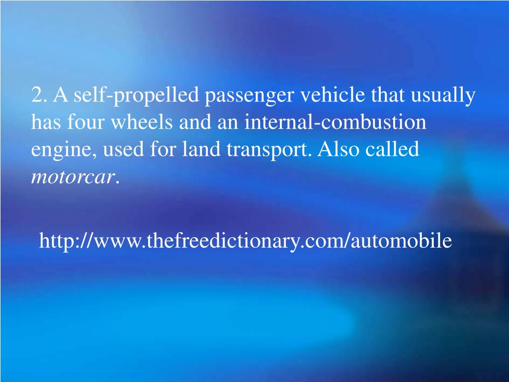 PPT Automobiles and Automobile Cultures PowerPoint Presentation, free