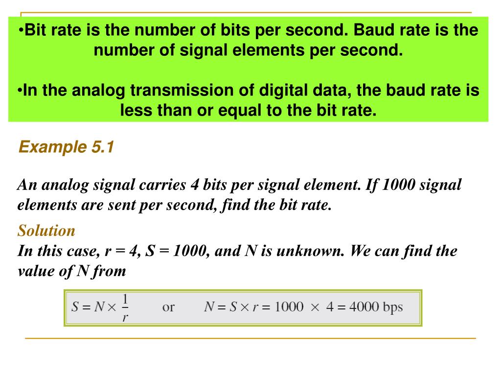 PPT Chapter 5 Analog Transmission PowerPoint Presentation, free