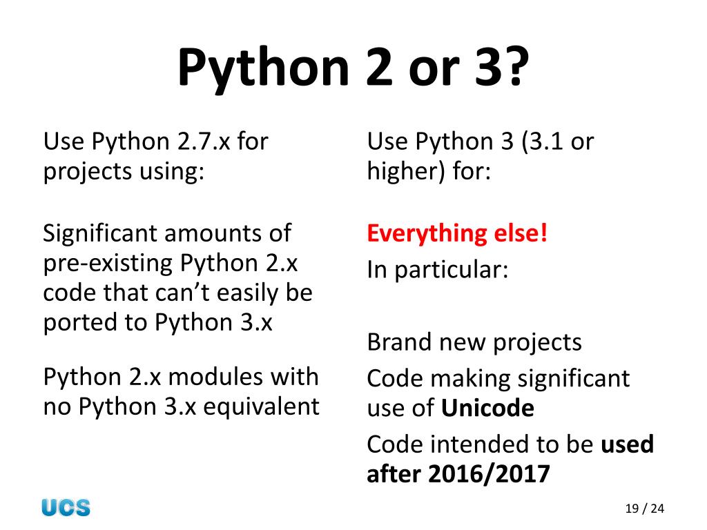 PPT Python 2 or 3? PowerPoint Presentation, free download ID5200476