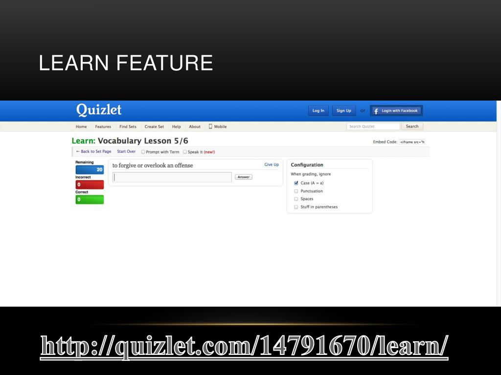 PPT Quizlet PowerPoint Presentation, free download ID5201153