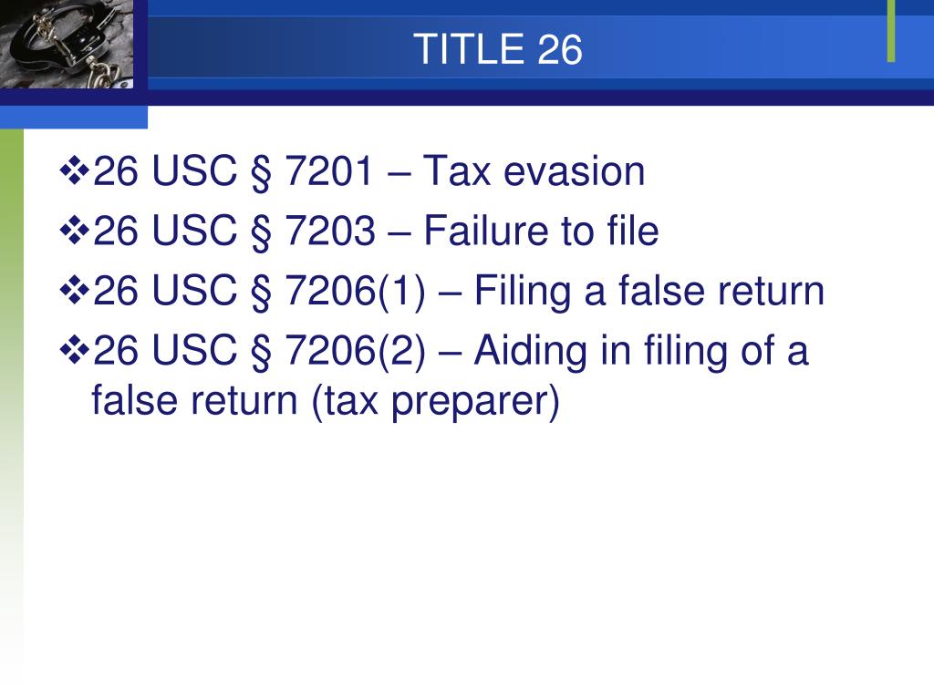 PPT IRS Criminal Investigation PowerPoint Presentation, free download