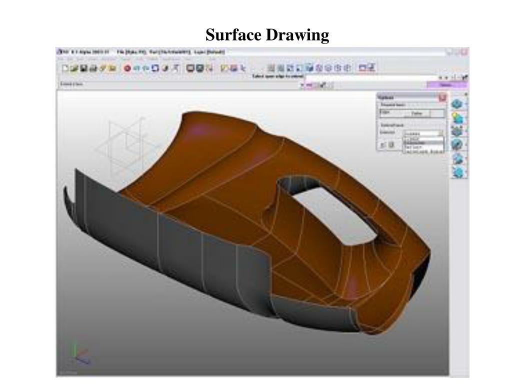 PPT Wireframe Drawing and Surface Drawing PowerPoint Presentation