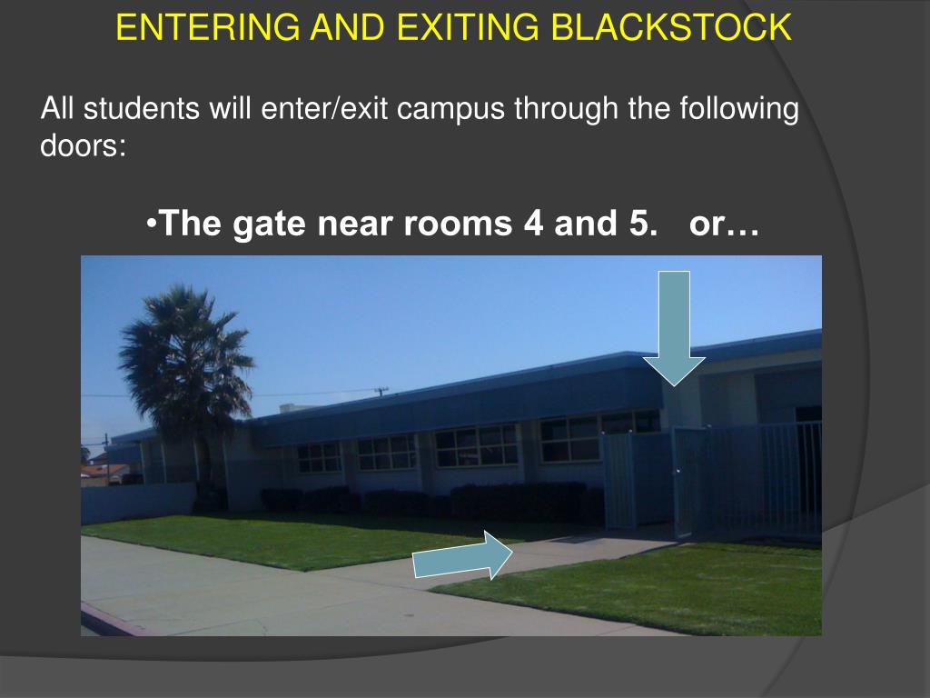 PPT Charles F. Blackstock Junior High School PowerPoint Presentation