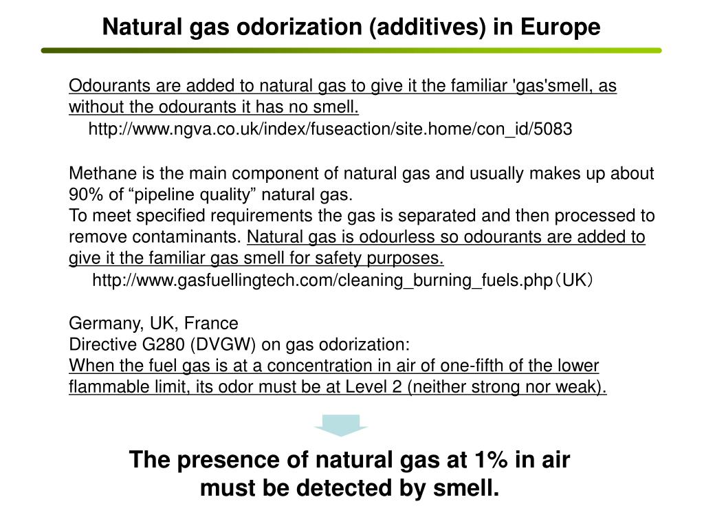 PPT Natural Gas Odorization PowerPoint Presentation, free download