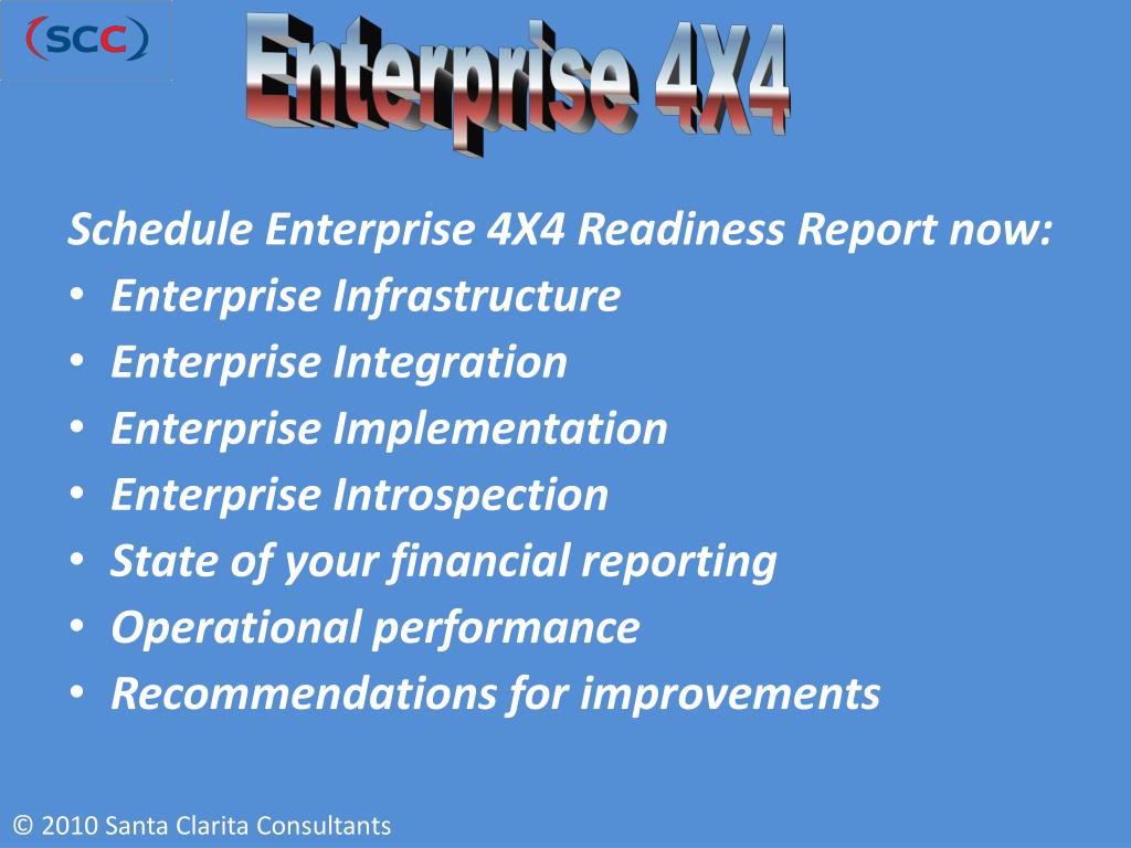 PPT - Get Your Enterprise Performance Report PowerPoint Presentation