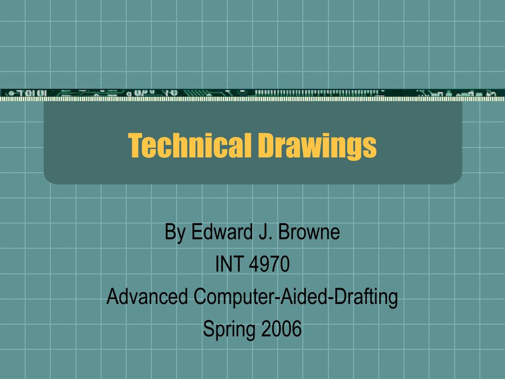 PPT Technical Drawings PowerPoint Presentation, free download ID5229144