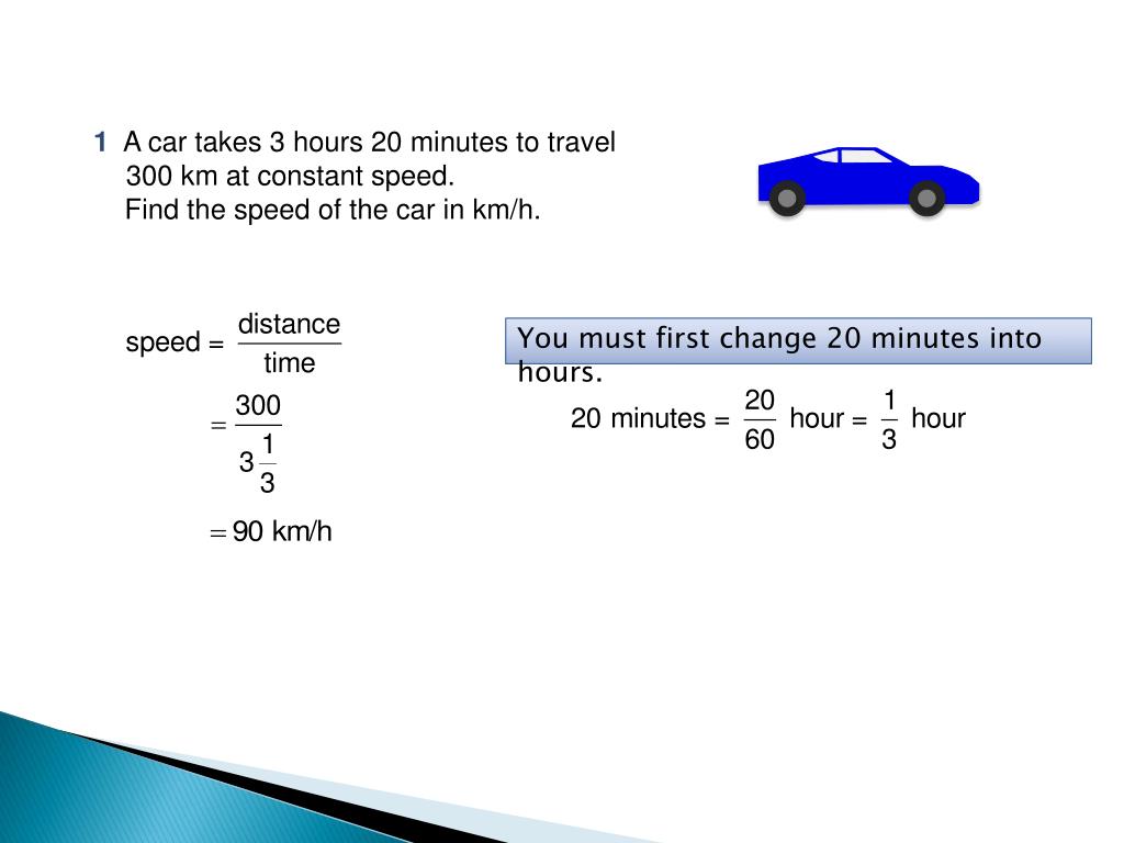 PPT SPEED, DISTANCE AND TIME PowerPoint Presentation, free download