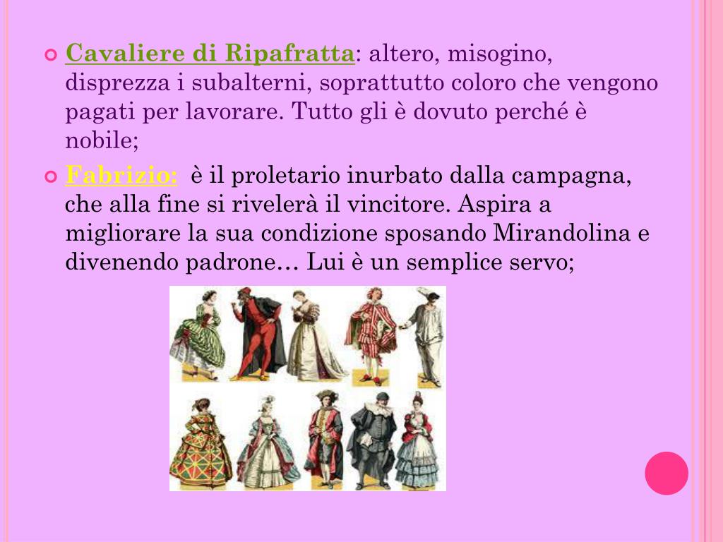 PPT LA LOCANDIERA 1753 PowerPoint Presentation, free download ID