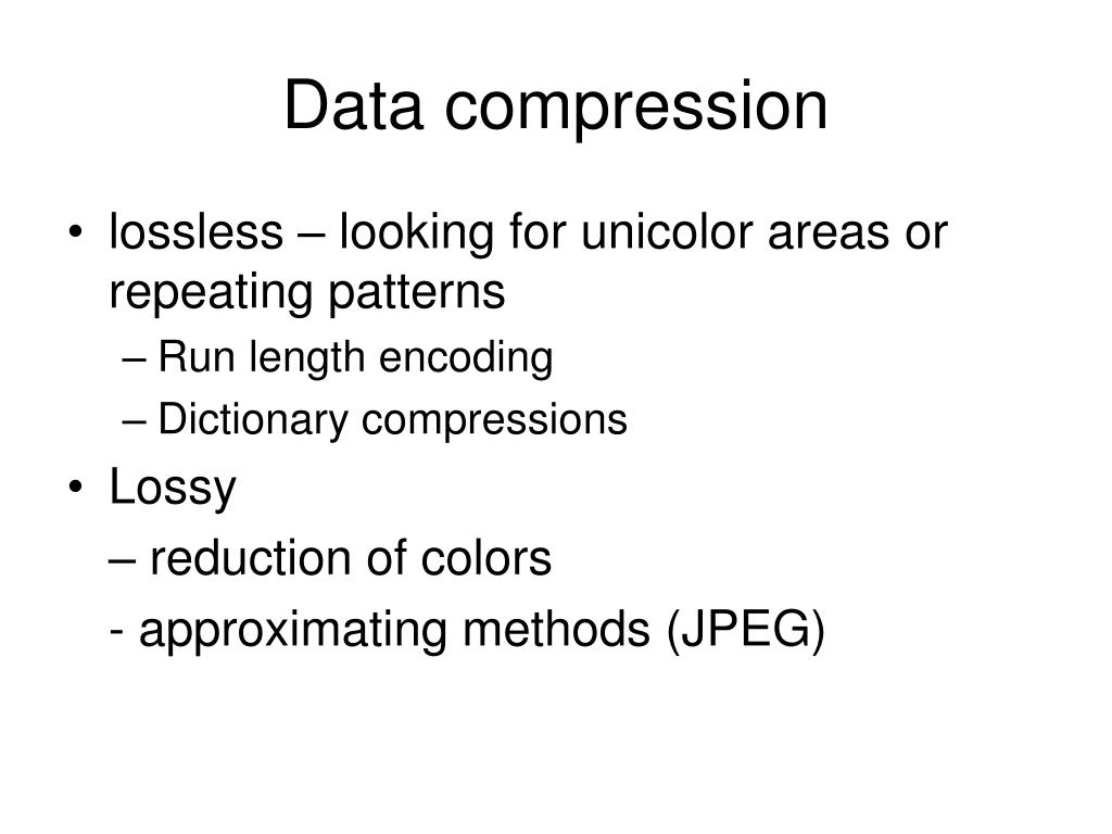 PPT Data compression PowerPoint Presentation, free download ID5232243