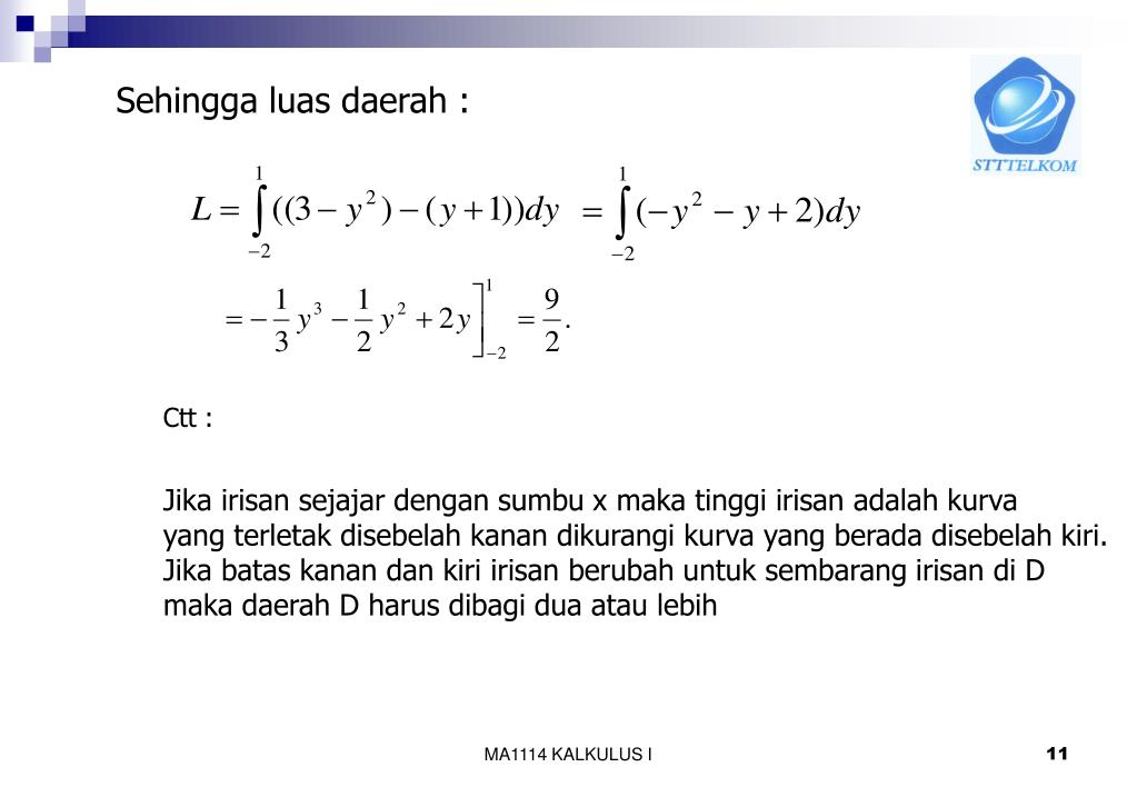 PPT APLIKASI INTEGRAL PowerPoint Presentation, free