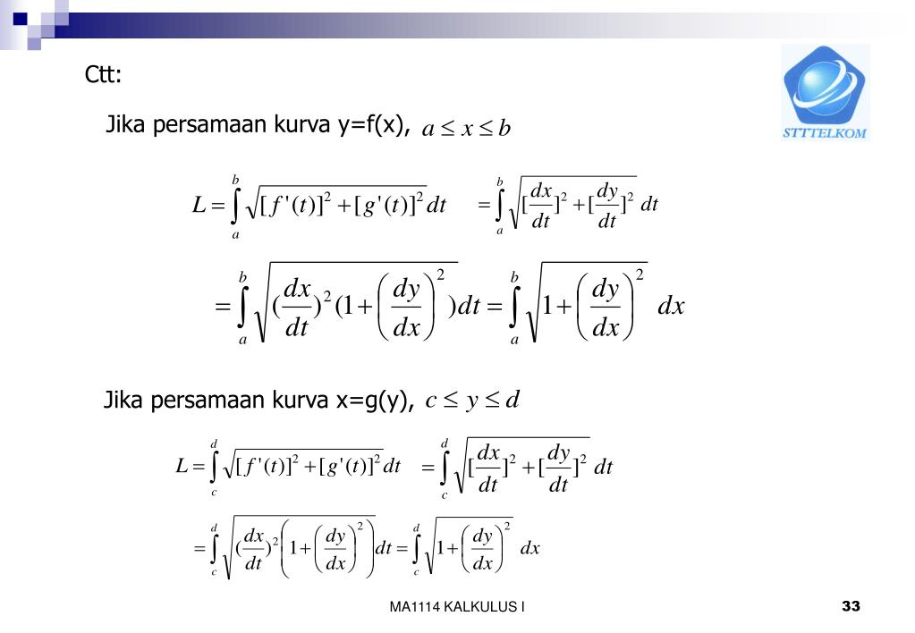 PPT APLIKASI INTEGRAL PowerPoint Presentation, free