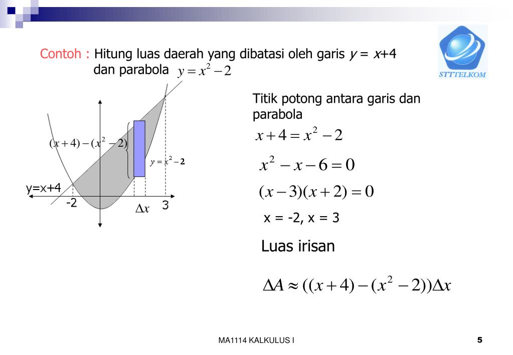 PPT APLIKASI INTEGRAL PowerPoint Presentation, free