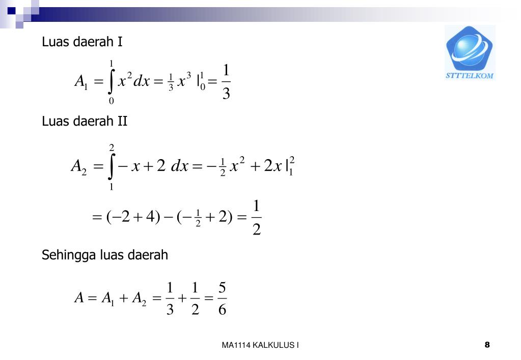 PPT APLIKASI INTEGRAL PowerPoint Presentation, free
