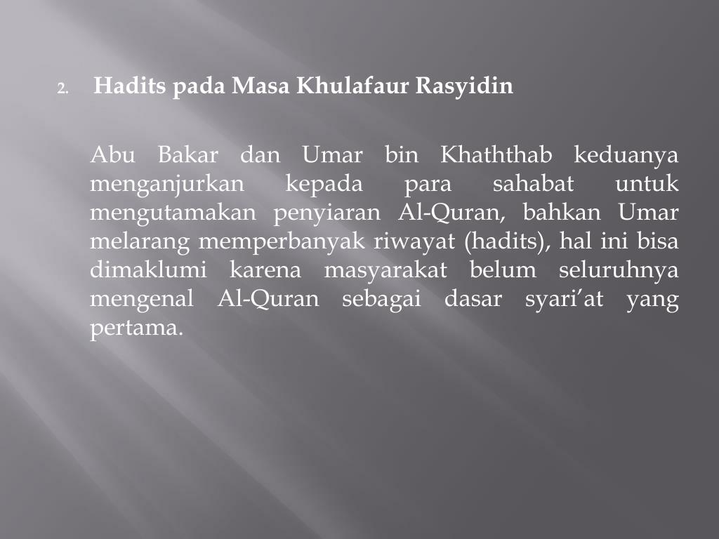 PPT Ulumul Hadits PowerPoint Presentation, free download ID5235970