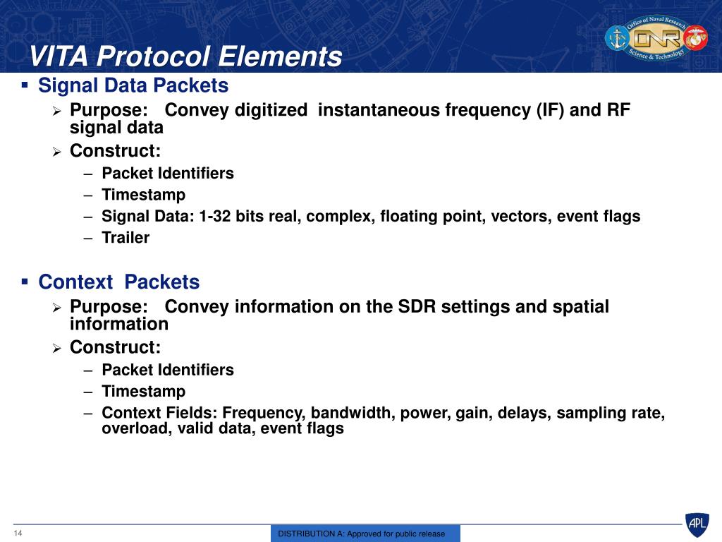 PPT VITA 49 VITA Radio Transport (VRT) A Spectrum Language for