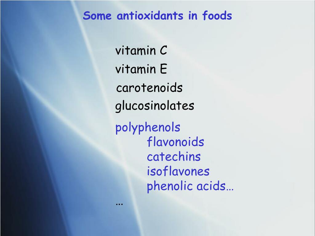 PPT Dietary Antioxidant PowerPoint Presentation, free download ID
