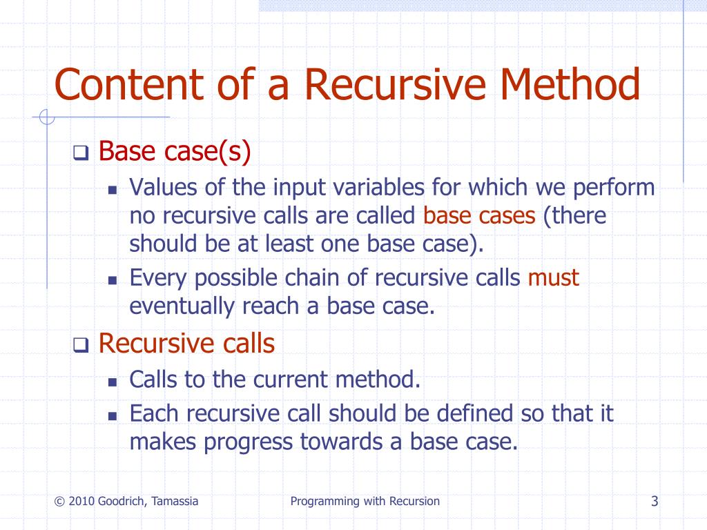 PPT Programming with Recursion PowerPoint Presentation, free download