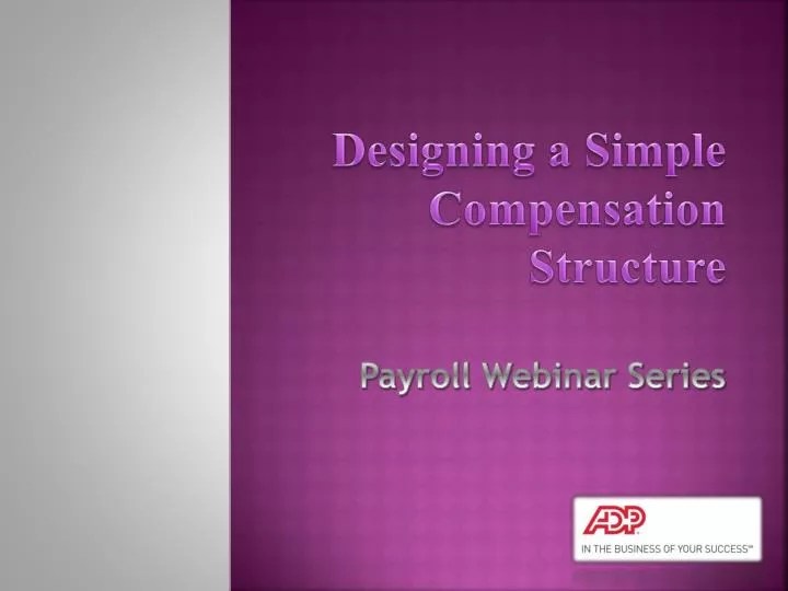 PPT Compensation Structure PowerPoint Presentation, free download