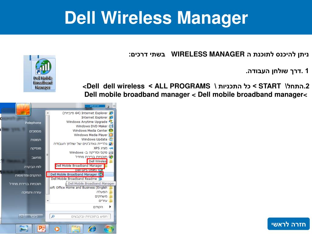 PPT חיבור ראשוני התקנת המודם תפעול המודם ספר טלפונים הודעות SMS