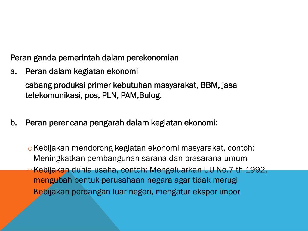 PPT PELAKU EKONOMI DAN SISTEM PEREKONOMIAN DI INDONESIA PowerPoint