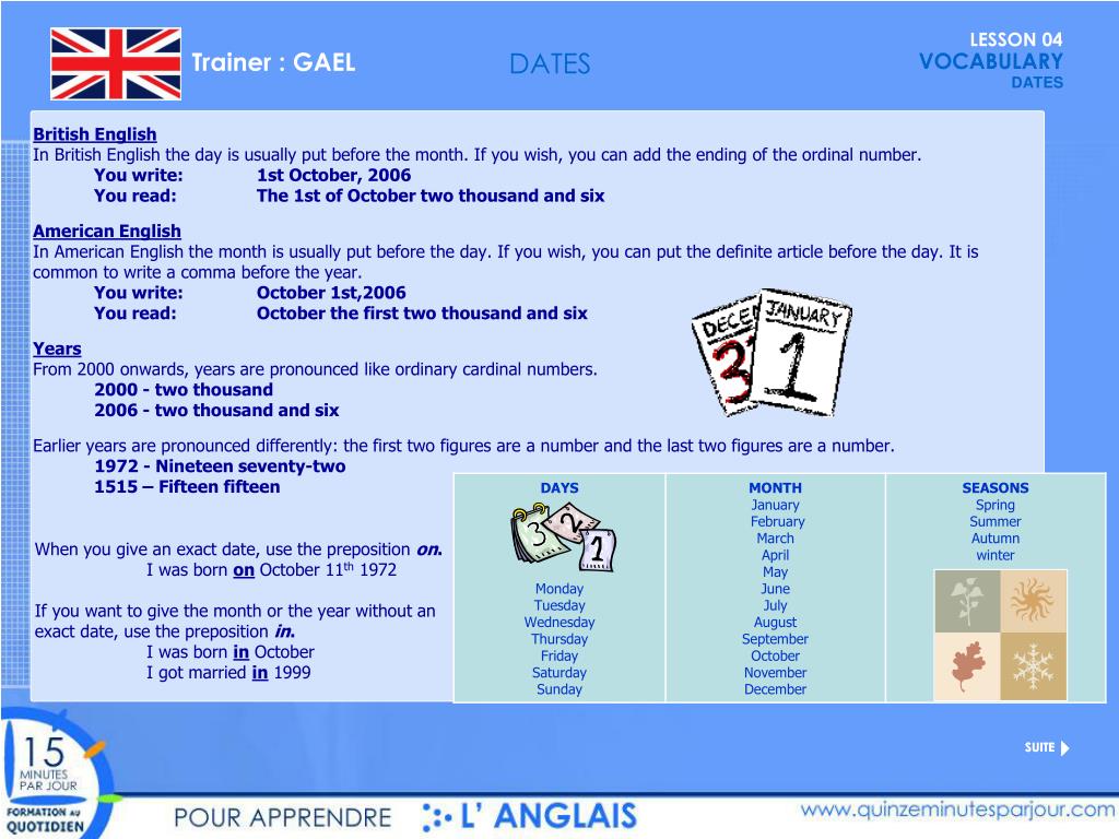 PPT British English PowerPoint Presentation, free download ID5246222