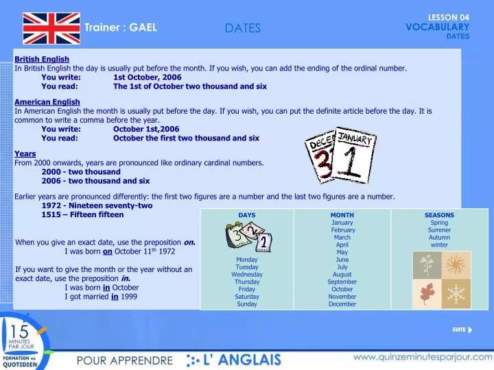 PPT British English PowerPoint Presentation, free download ID5246222